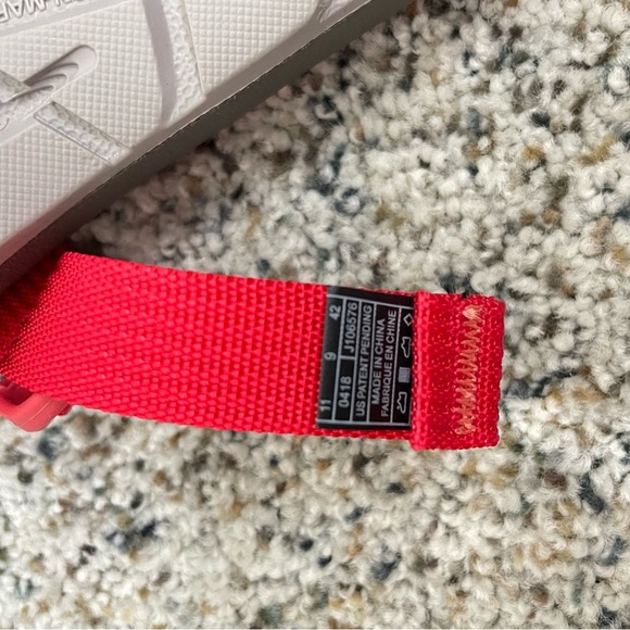 Chaco Red and Orange Sandals - Picture 7 of 9